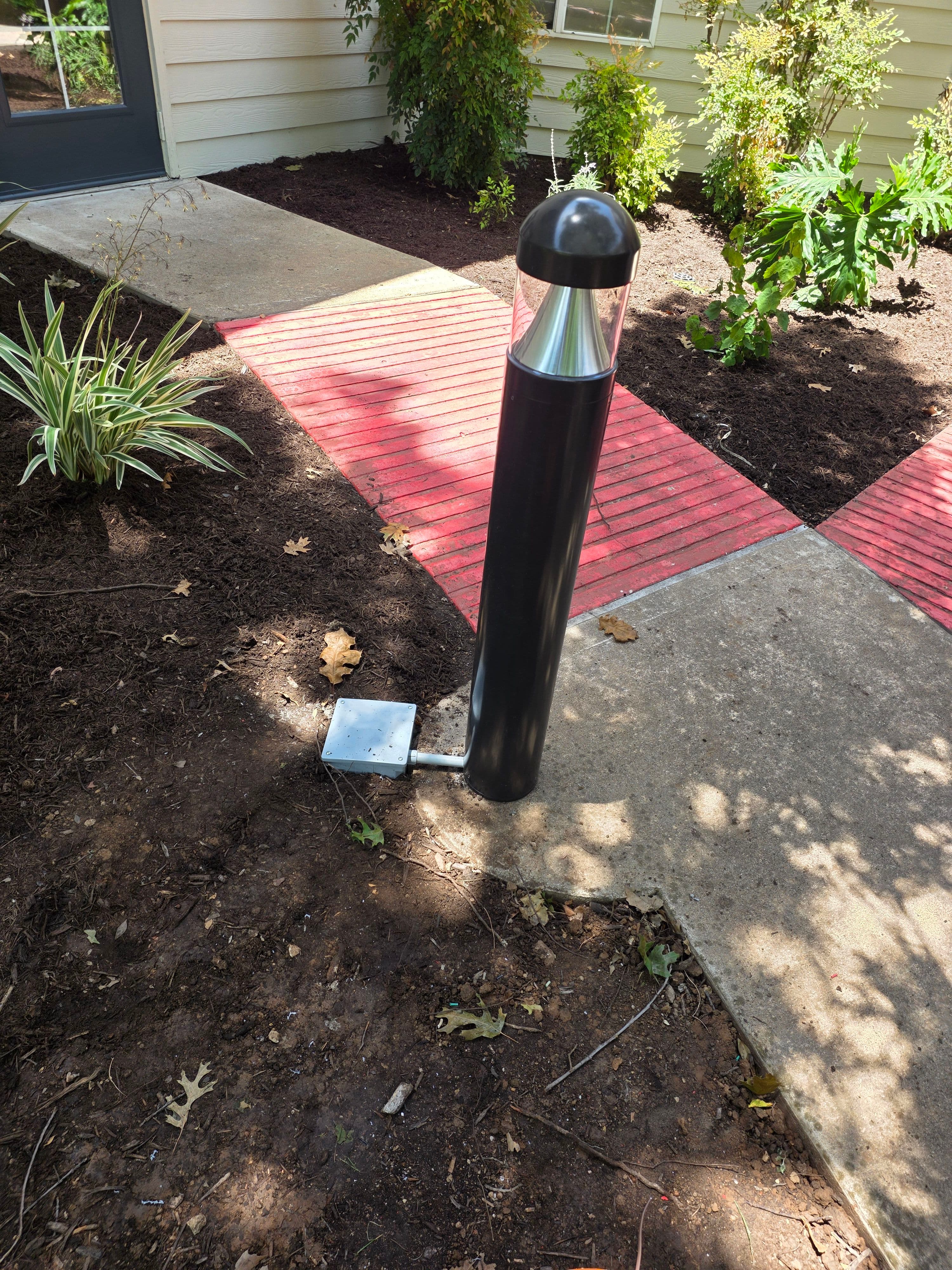 Project Pedestal Light Install at a Retirement Home Walkway image