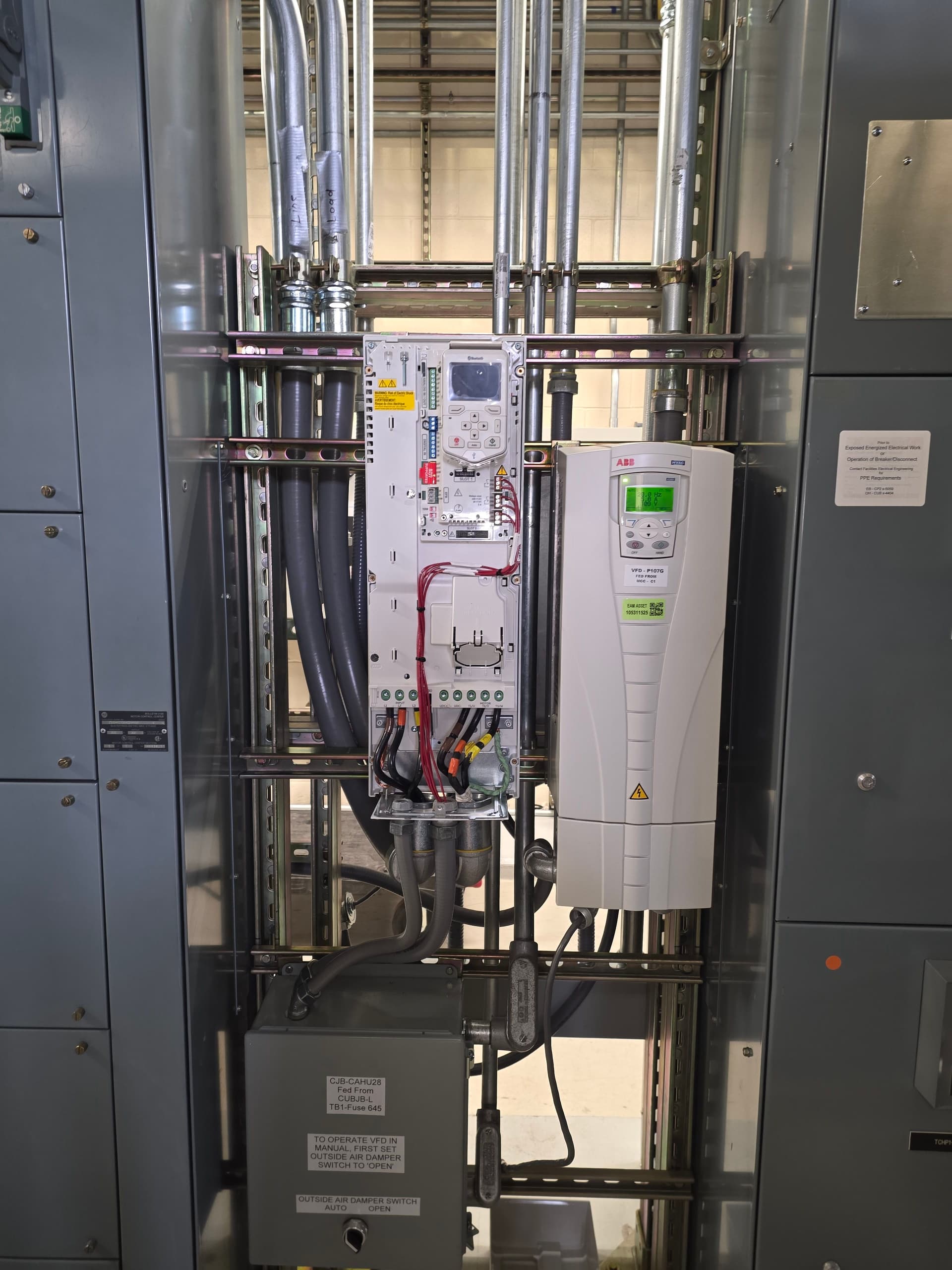 Gallery photos for VFD Replacement Done Right - System Back Online and Running Strong: Image #1