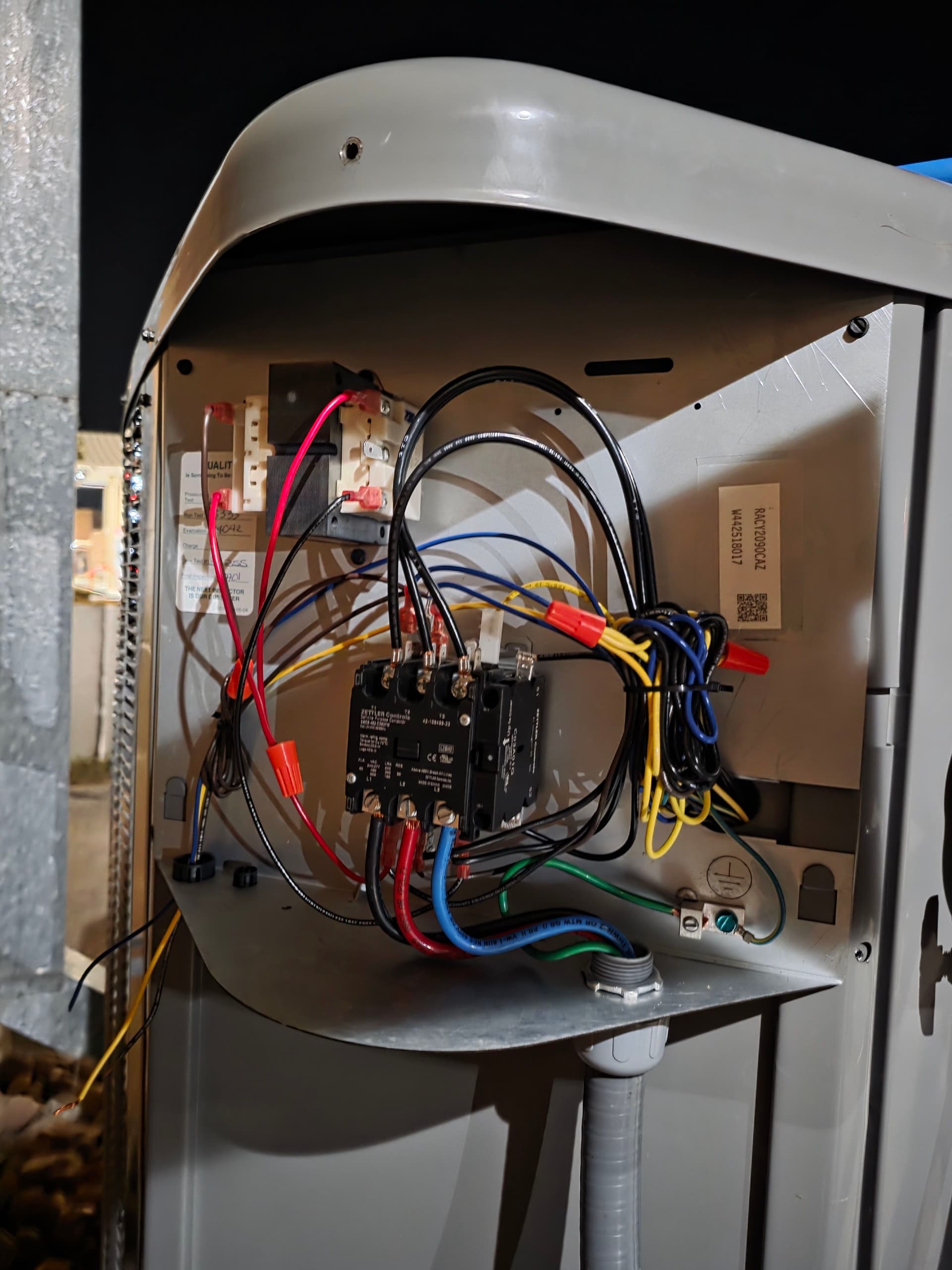 Gallery photos for Clean Commercial Electrical Work Behind Every A/C Install: Image #1